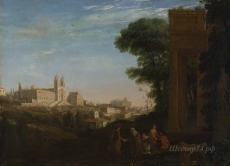 londongallery/claude - a view in rome